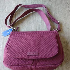 BRAND NEW WITH TAG - VERA BRADLEY CARSON SHOULDER BAG CROSSBODY IN HAWTHORN ROSE